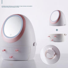 Load image into Gallery viewer, LED Mirror Cosmetic Storage Box