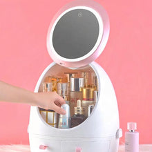 Load image into Gallery viewer, LED Mirror Cosmetic Storage Box