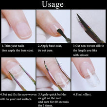 Load image into Gallery viewer, Silk Fiberglass Nail Extension