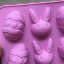 Load image into Gallery viewer, Silicone Cake Mold - Eggs, Rabbit