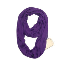 Load image into Gallery viewer, Infinity Scarf with Hidden Pocket