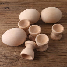 Load image into Gallery viewer, Easter Wooden Egg & Cups