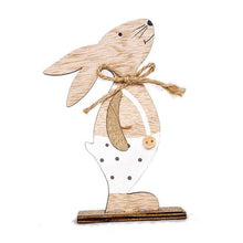 Load image into Gallery viewer, Wooden Easter Rabbit