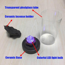 Load image into Gallery viewer, Led Crystal Ball Incense Burner