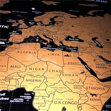 Load image into Gallery viewer, Scratch Off World Map Poster