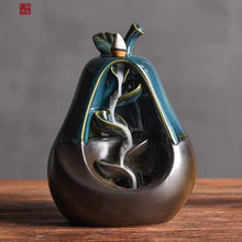 Load image into Gallery viewer, Cute Apple Pear Backflow Incense Burner
