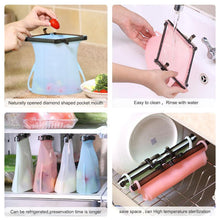 Load image into Gallery viewer, Zip Top Silicone Containers

