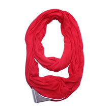 Load image into Gallery viewer, Multi-Way Infinity Scarf with Pocket
