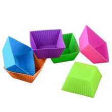Load image into Gallery viewer, Silicone Cake Baking Molds (6 pcs)
