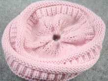 Load image into Gallery viewer, Soft Knit Ponytail Beanie Hat

