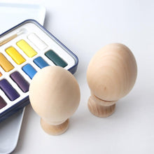 Load image into Gallery viewer, Easter Wooden Egg &amp; Cups
