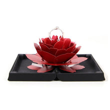 Load image into Gallery viewer, Pop Up Rose Rings Box

