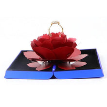 Load image into Gallery viewer, Pop Up Rose Rings Box
