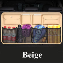 Load image into Gallery viewer, PU Leather Car Trunk Organizer
