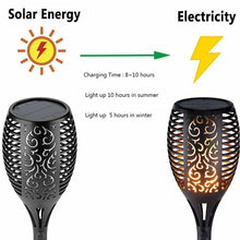 Load image into Gallery viewer, Outdoor Solar Flame Light Torch
