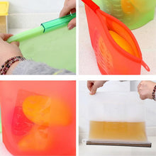 Load image into Gallery viewer, Reusable Silicone Food Storage Bags
